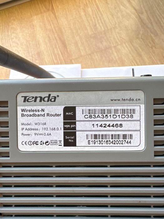 Router wireless Tenda