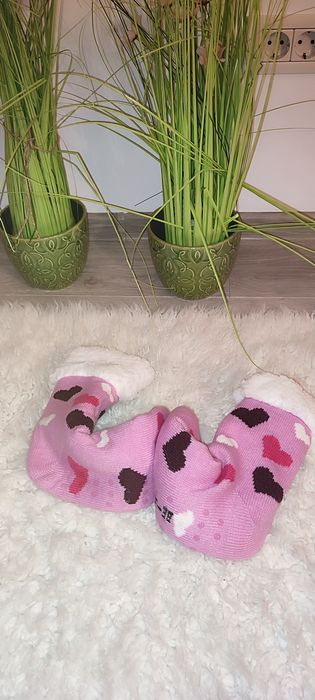 Șosete cu talpă antiderapantă Sterntaler - Inimioare, 35/38 mărimea, r