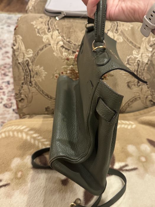 Сумка телячья бу