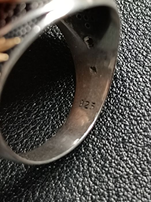 Мужское кольцо серебро | Kumush uzuk 925