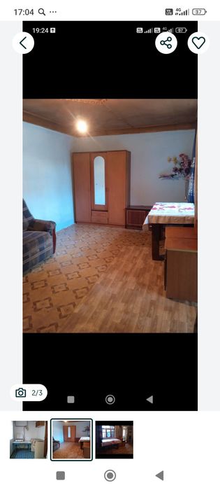 Сдаётся 2х комнатная времяка