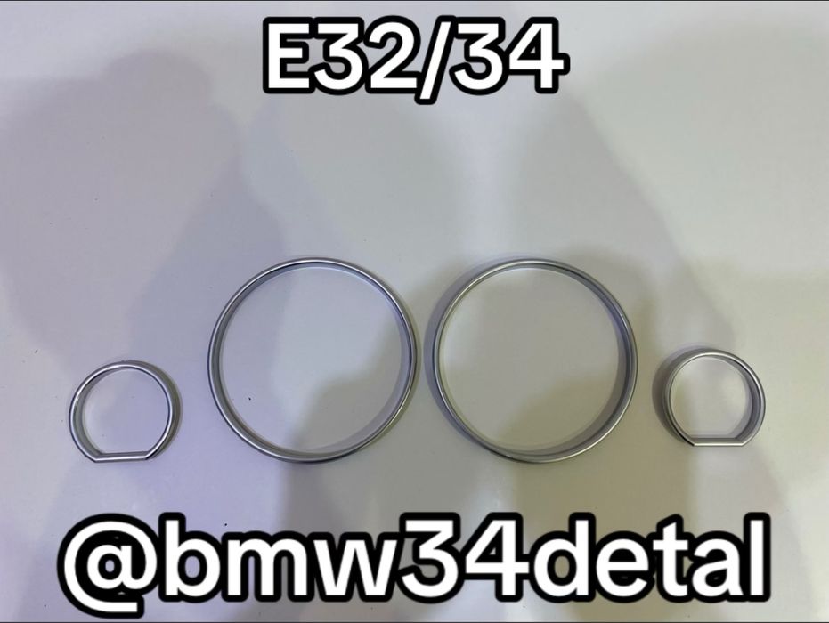 Кольца на приборную панель на БМВ Е39