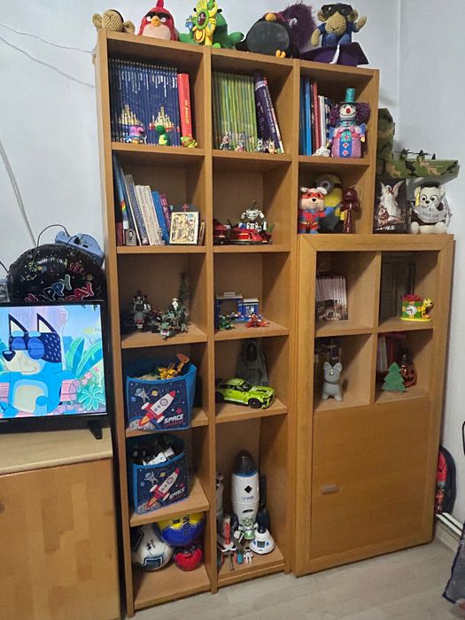 Vând bibliotecă din lemn