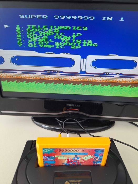 Olympic 9999999 in 1, caseta discheta clasica cu joc pentru consola TV