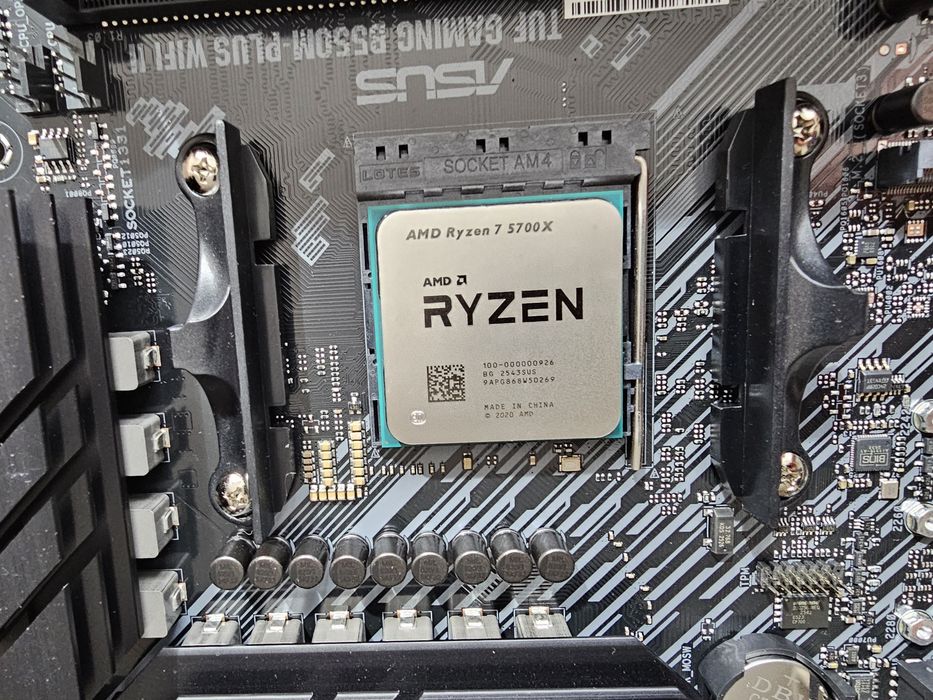 Комплект дъно процесор рам Ryzen 7 5700X, 32GB DDR4 3200MT/s, B550M TUF GAMING PLUS WIFI II