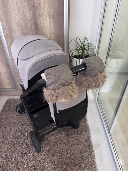 Бебешка количка 2в1, Grey, Carello Alfa + подаръци