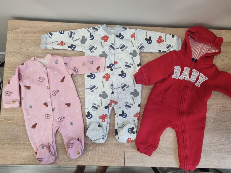 Комбинезоны на 3-6 месяцев на флисе и с подкладом