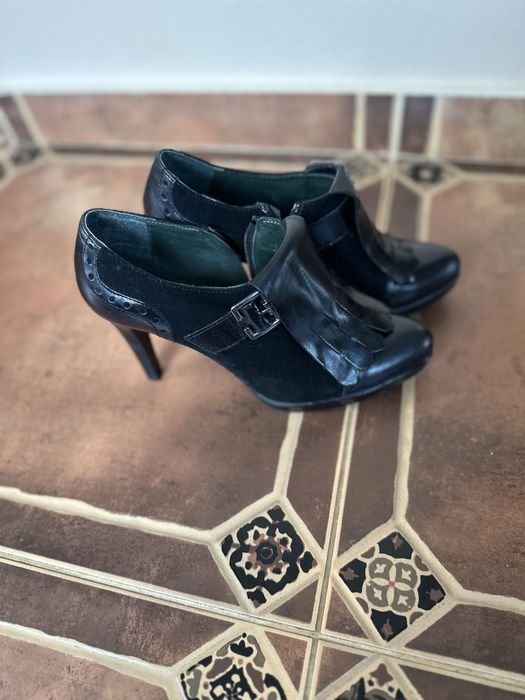 Botine dim piele naturală
