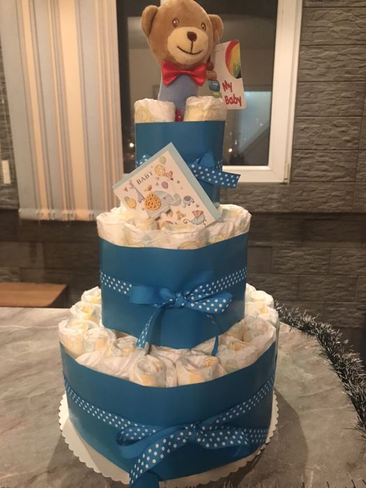 Торта от памперси