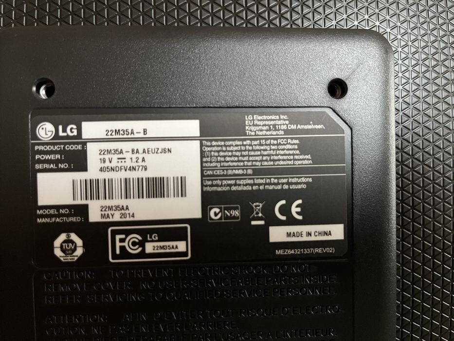 Monitor led LG 21.5 inch