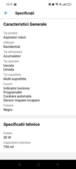 Aspirator roborock S6 pure mop