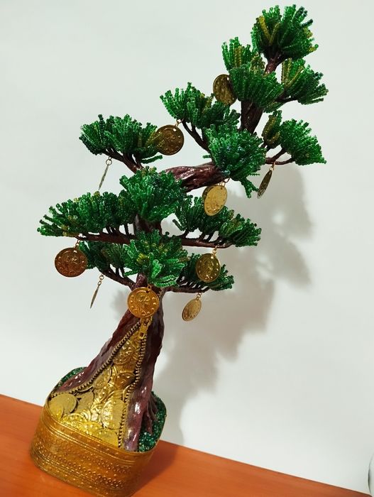 Денежное дерево ручной работы