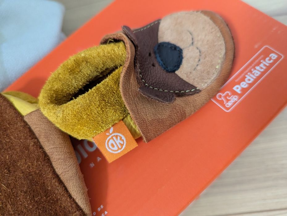 Кожени бебешки буйки 0-6 м OrangenKinder