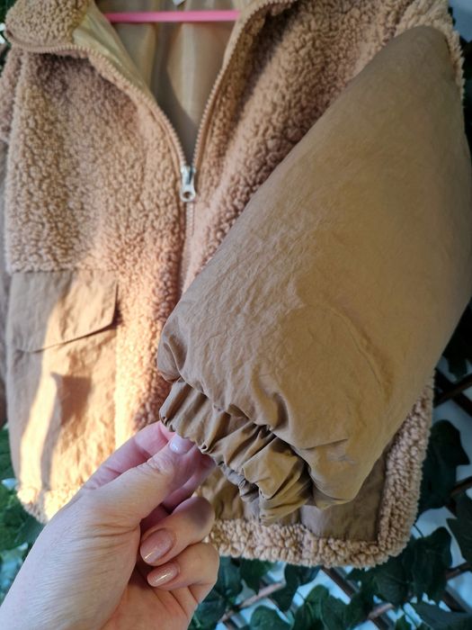 Jachetă călduroasă fleece / teddy MiaBaby (mărimea 116-122 cm