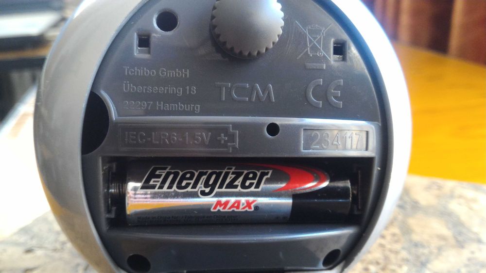 Ceas radiocontrolat, de masa, german TCM cu alarma si led de noapte ...