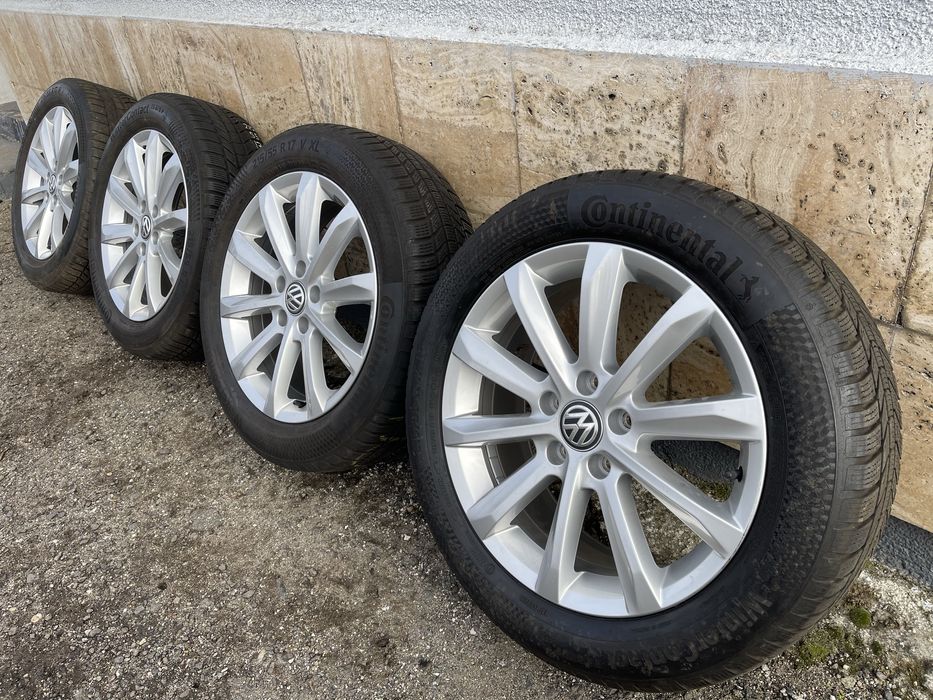 Jante Roți 17 VW Passat B8 Skoda Superb 3 T Roc Anvelope 215 55 R17