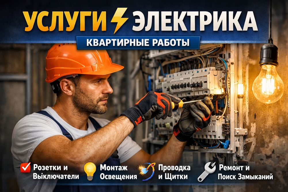 Электрик. Квартирные работы