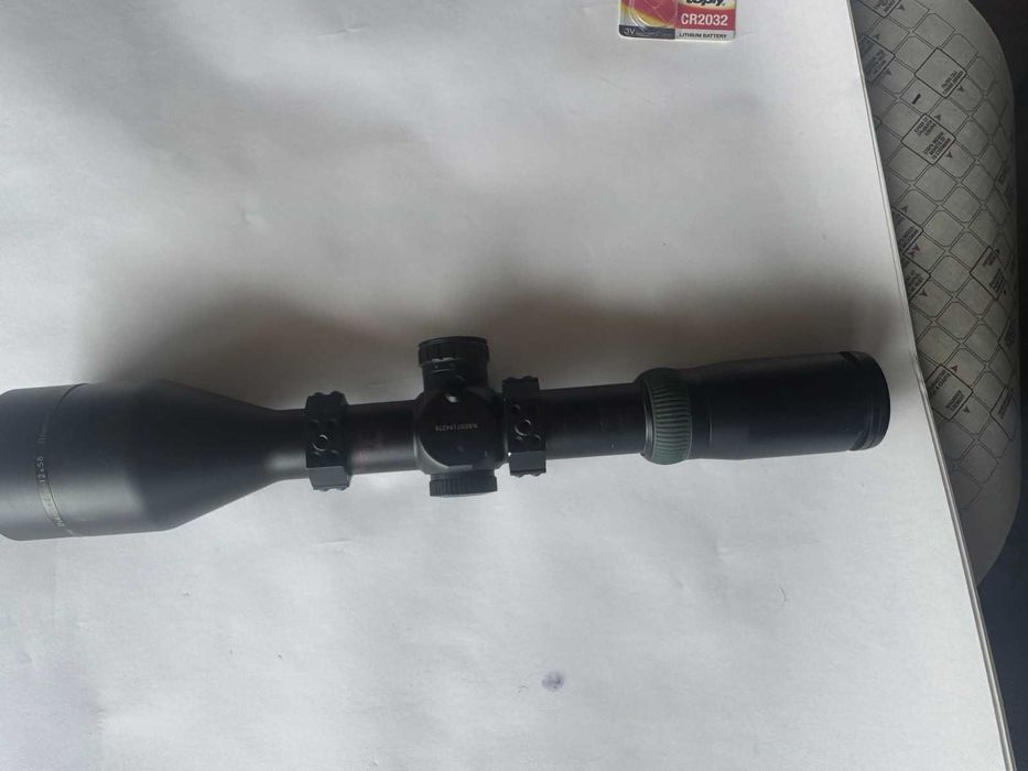 Оптика Nikko Stirling 3-12x56 с червена и зелена подсветка ! Цена 200 EUR ! Оптика Tasco Class 6x42 с немско колче А4 и монтаж 19 mm ! Цена 120 EUR