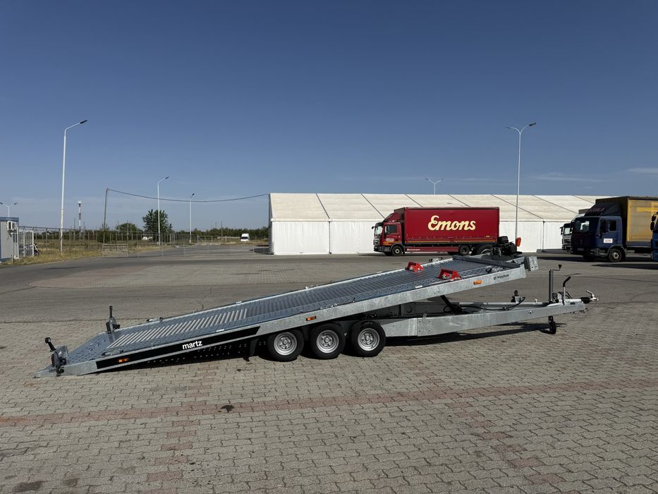 Remorcă Martz 3,5 T 6 metri 3 axe roti 10’