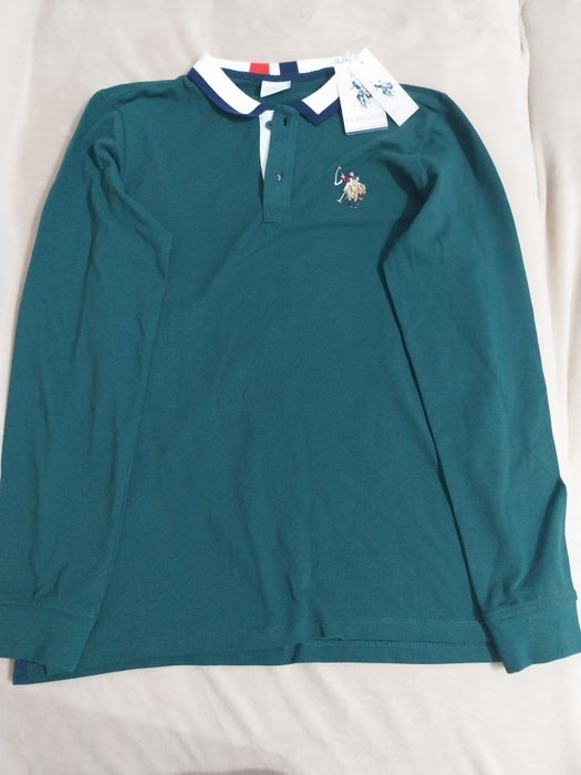 Vând bluza polo băieți verde