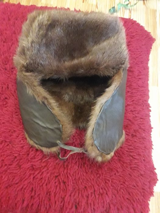 Мъжка шапка -естествена кожа