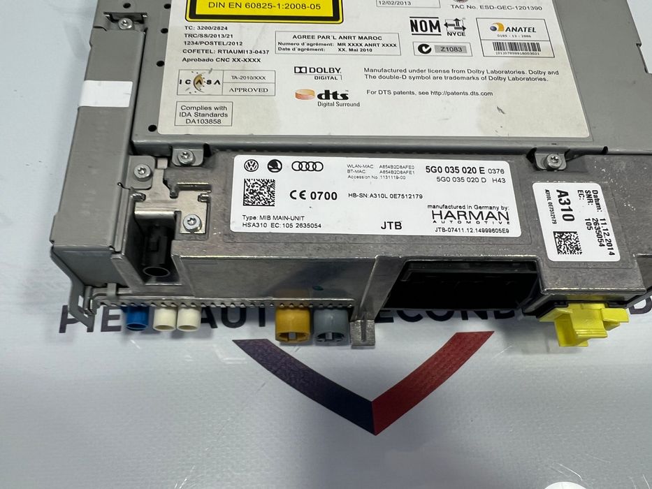 Navigatie/Unitate Media MIB STD2 Vw Golf 7 Passat B8