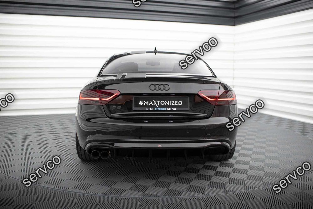 Difuzor bara spate Audi A5 Coupe Cabrio S-Line S5 8T 2007-2011 v34