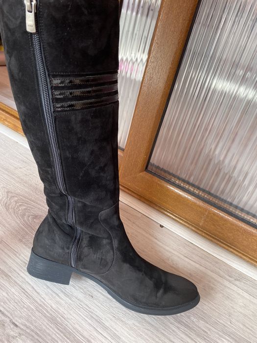 Ботуши велур черни