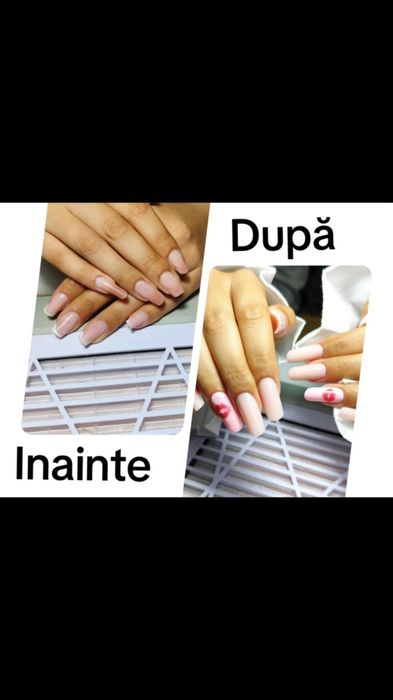 Unghii cu gel,semi,gel pe unghia naturala! Popesti Leordeni