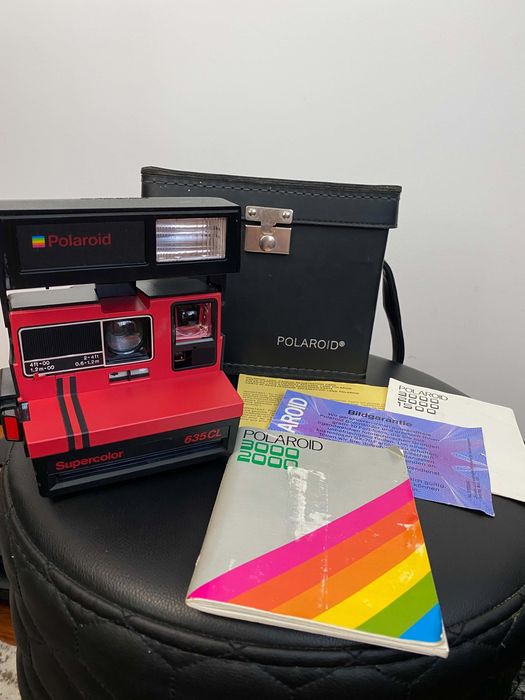 Polaroid Supercolor 635CL Red Edition + Geantă originală & Manuale