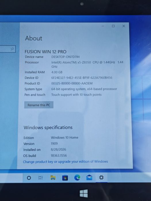 Tableta Windows 10 32gb