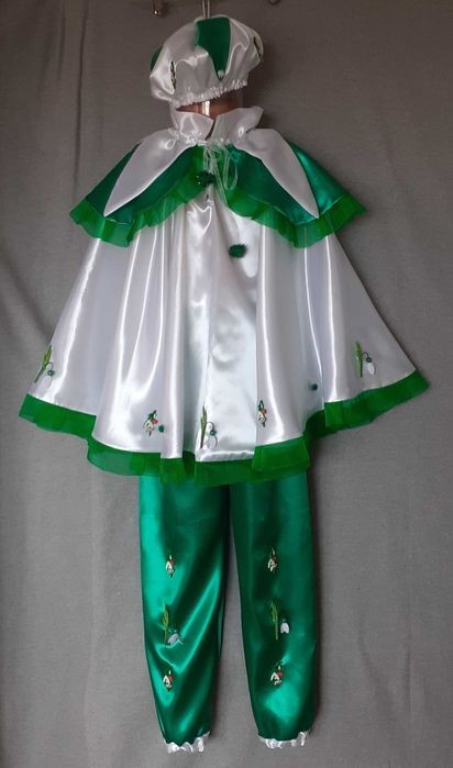 Costum Ghiocel pentru copii 4-5-6 ani si 8-9-10-11-12-13 ani