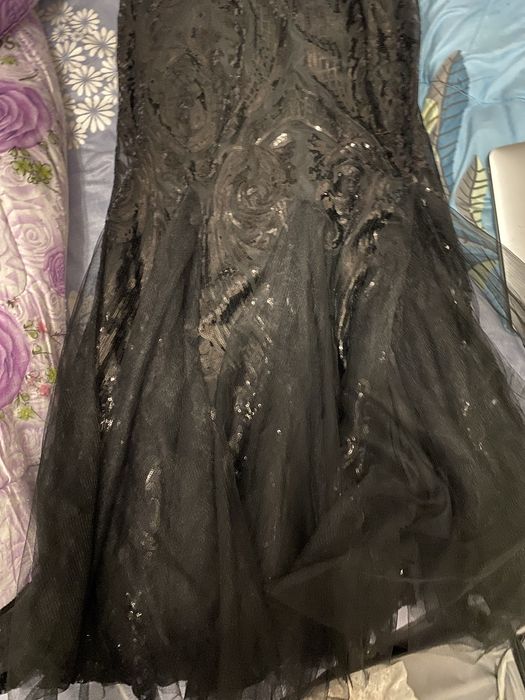 Черное вечерния платья