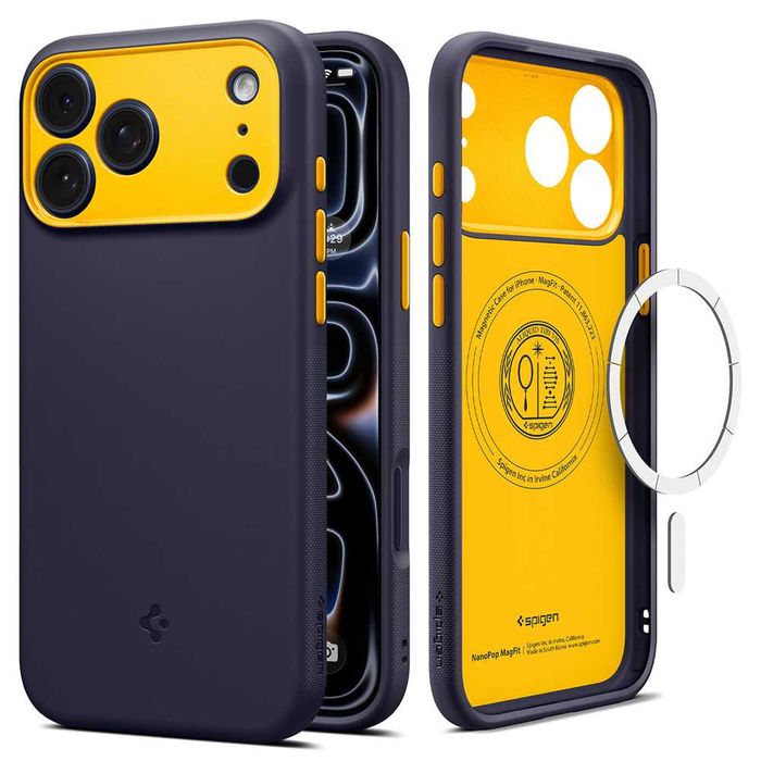Калъф Spigen Caseology Nano Pop MagSafe за iPhone 18 Pro, iPhone 17 Pro, iPhone 18 Pro Max, iPhone 17 Pro Max