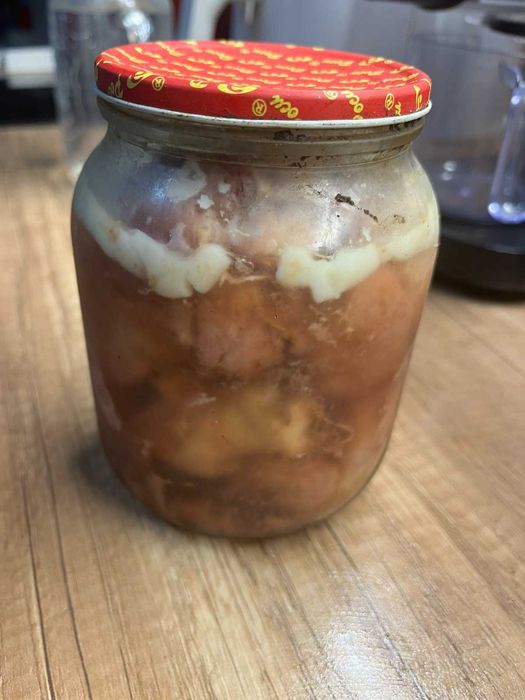 Домашно свинско месо в буркан -  1 kg