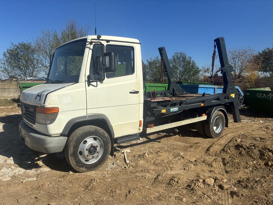 Mercedes Vario 814 abrollkipper skip