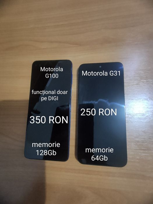 Motorola G100 și G31