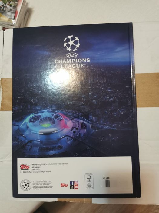 Album Topps UEFA Champions League 2021-2022 hardcover album