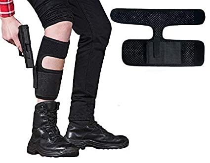 тактически скрит кобур за глезен пистолет револвер неопренов перфорира