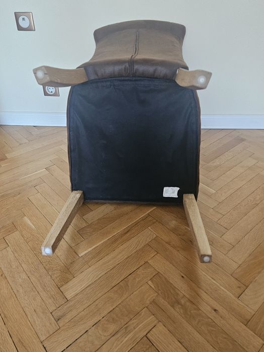 Трапезен стол с крака от масив 6 бр.