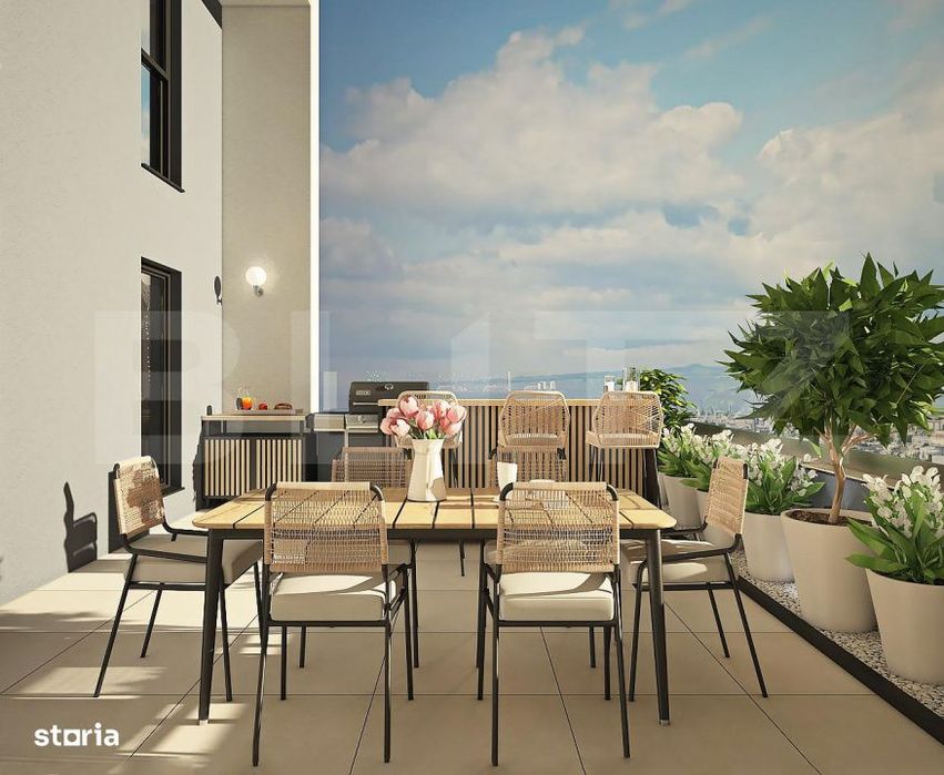 Apartament tip Penthouse, 170mp, parcare, terasa, zona Andrei Muresanu