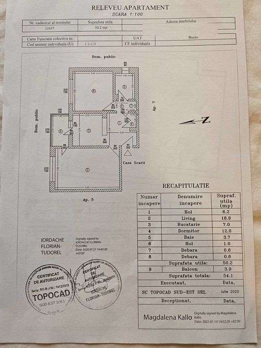 Vand Apartament Dorobanti 2 camere 54mp