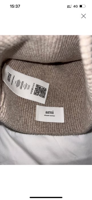 Шапка кашемировая Ami Paris