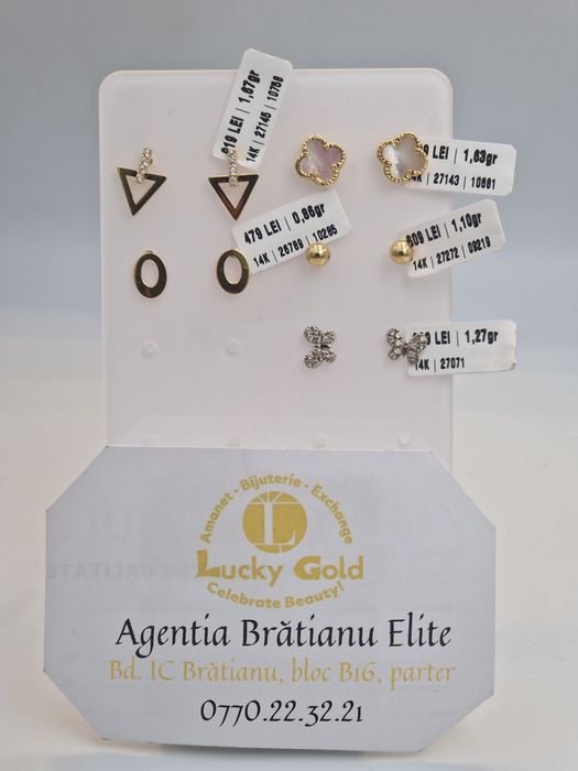 Cercei Aur 14k preț 450-550
