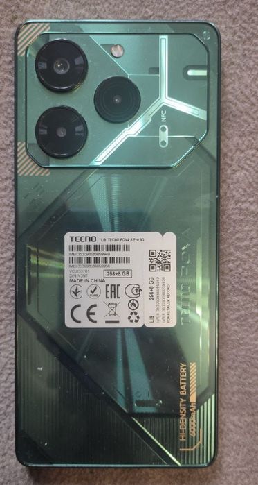 Techno pova 6 pro 5g 12/256