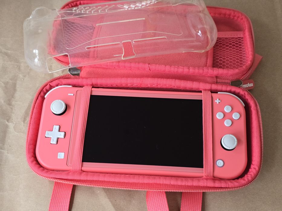 Nintendo Switch Lite 64gb microSD + Picofly и калъф
