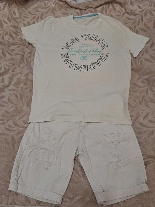 Бели дънкови панталони - къси и дълги