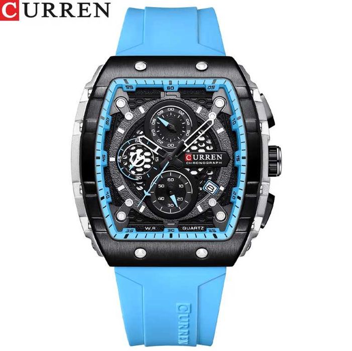 Мъжки часовник CURREN Lake Blue + ПОДАРЪК