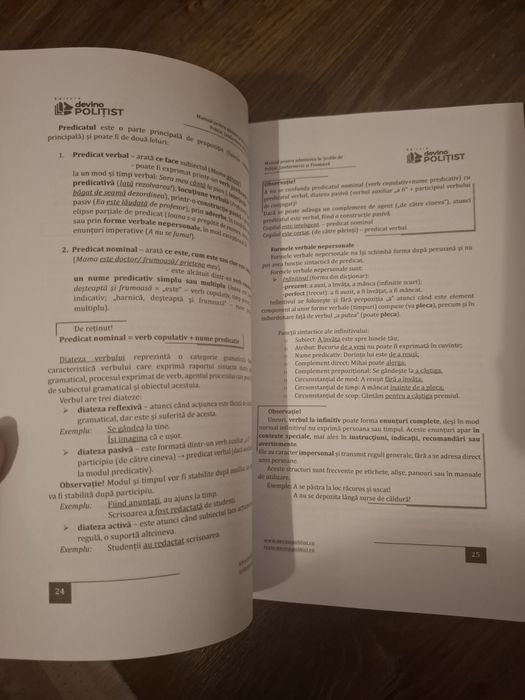 Manual pentru admiterea in scoala de politie, jandarmerie si frontiera 2026-fara insemnaturi