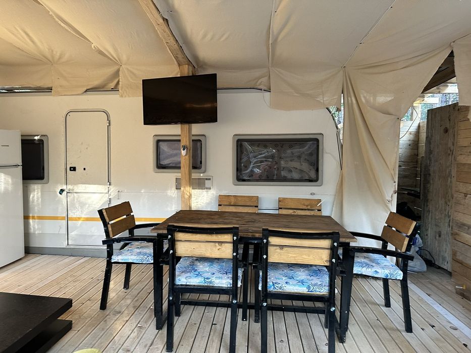 каравана под наем на къмпинг Созопол еко плаж градина